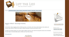 Desktop Screenshot of lift-the-lid.org